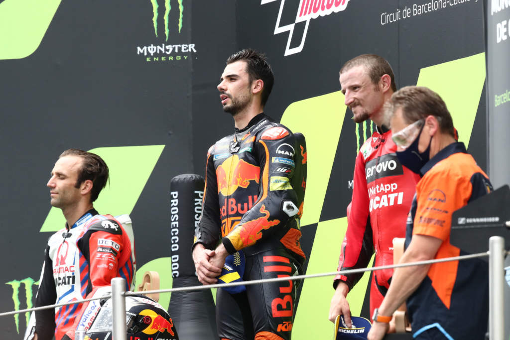 MotoGP Barcelona podium