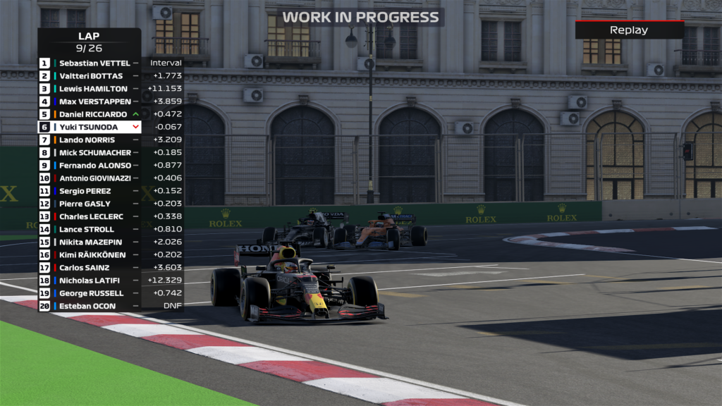 F1 2021 Preview Azerbaijan Replay Tv Graphics Pic 2