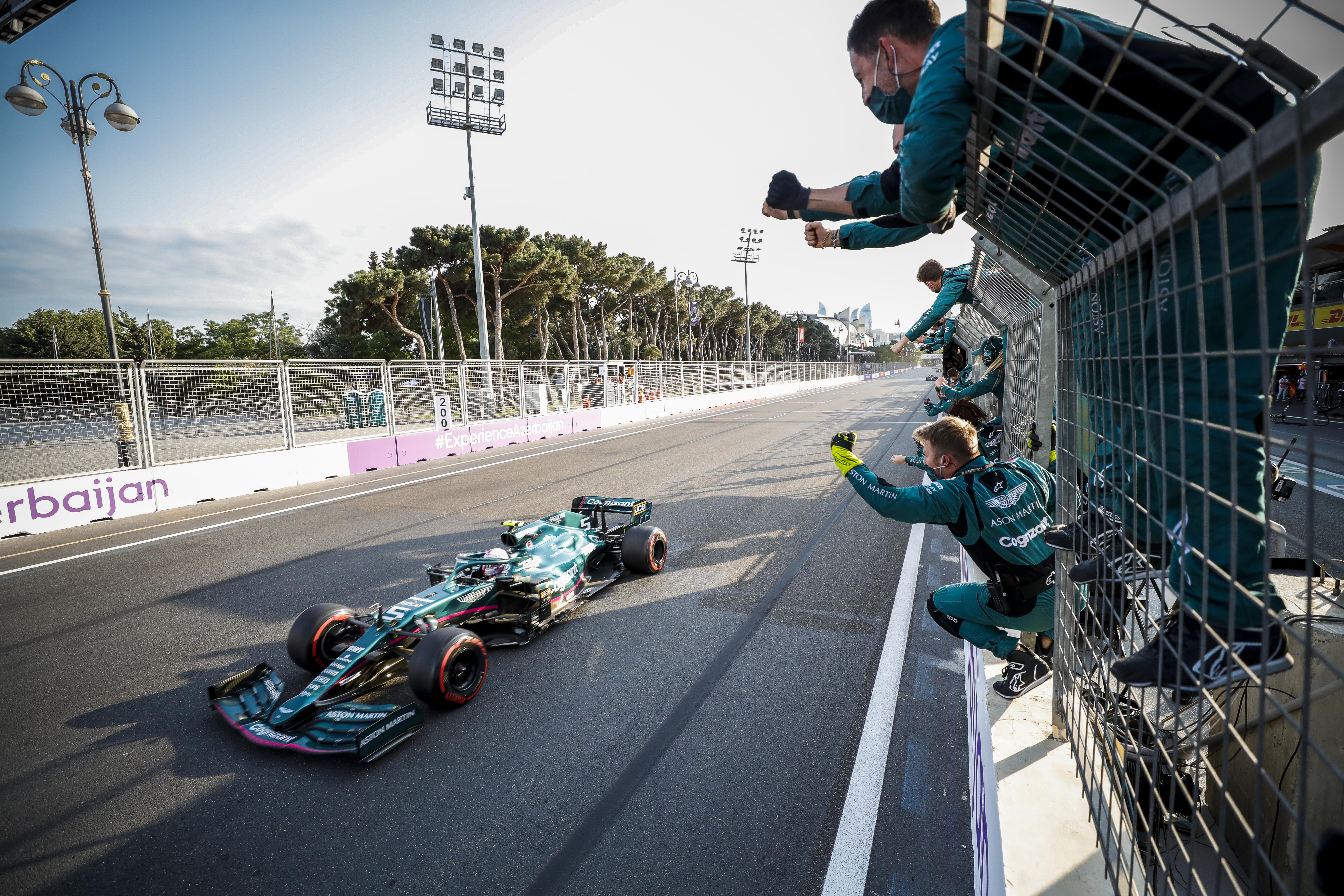 Sebastian Vettel Aston Martin Baku