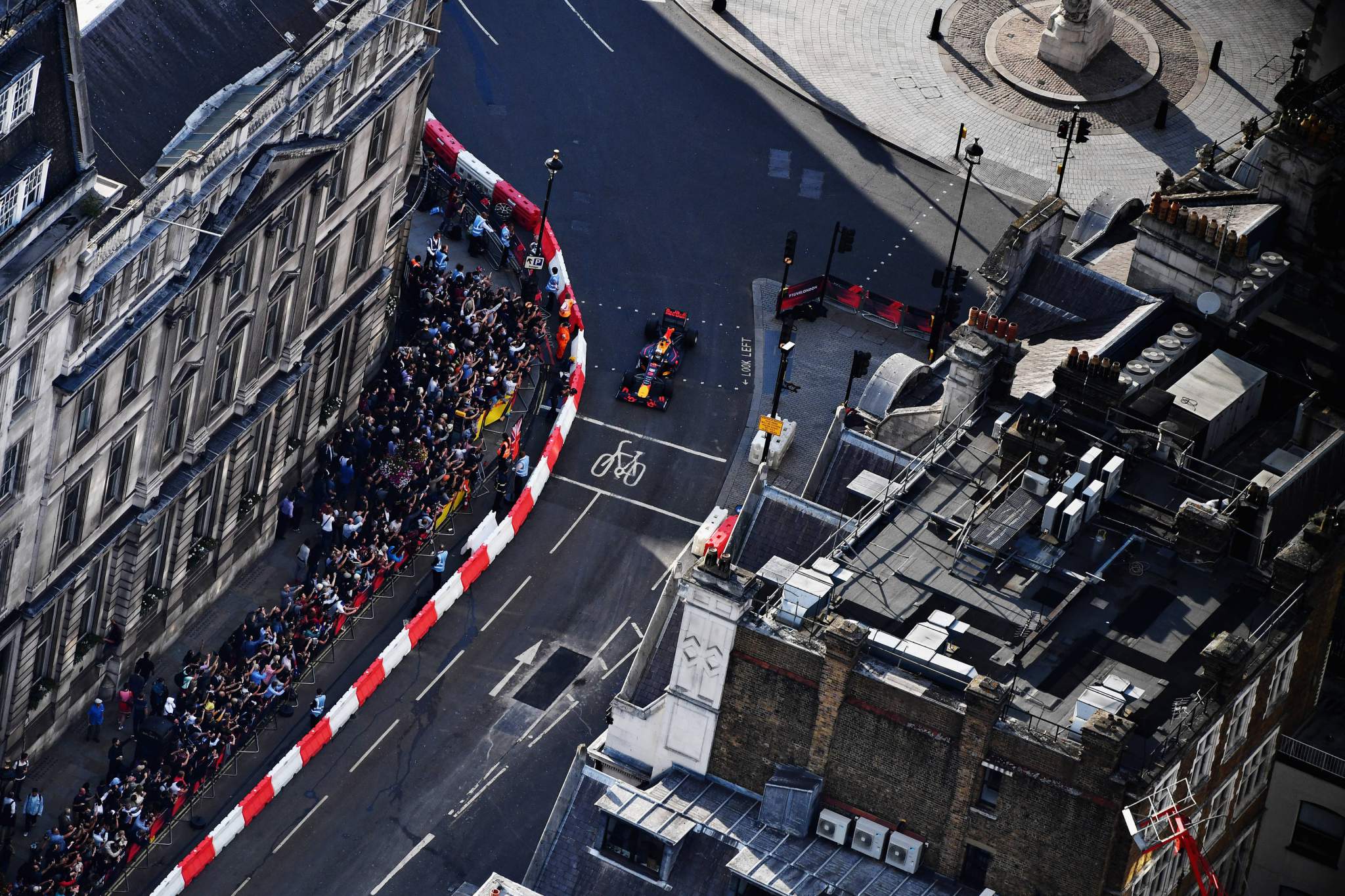 F1 Live In London Takes Over Trafalgar Square Car Parade