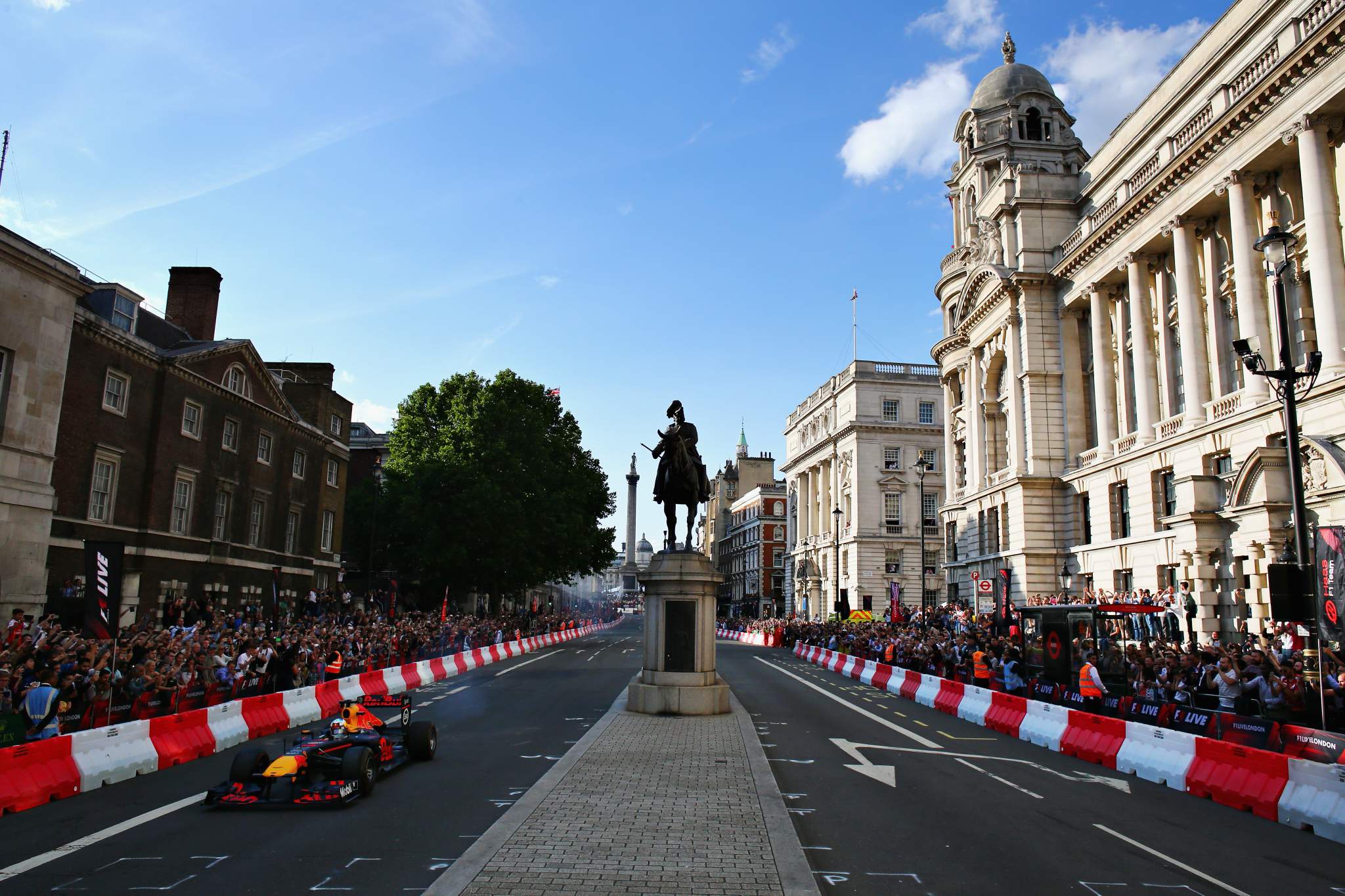 F1 Live In London Takes Over Trafalgar Square Car Parade