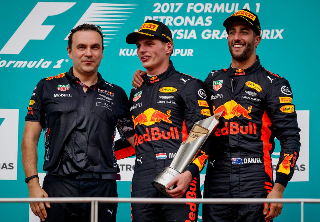 Red Bull Dan Fallows Max Verstappen Daniel Ricciardo F1