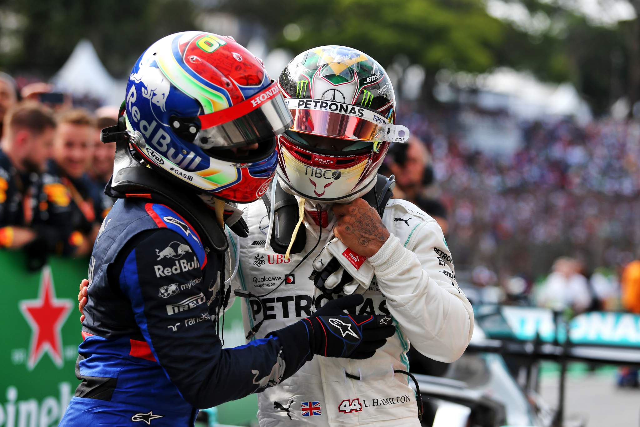 Motor Racing Formula One World Championship Brazilian Grand Prix Race Day Sao Paulo, Brazil