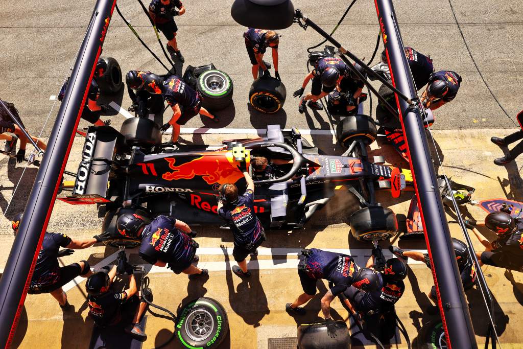 Red Bull F1 pitstop