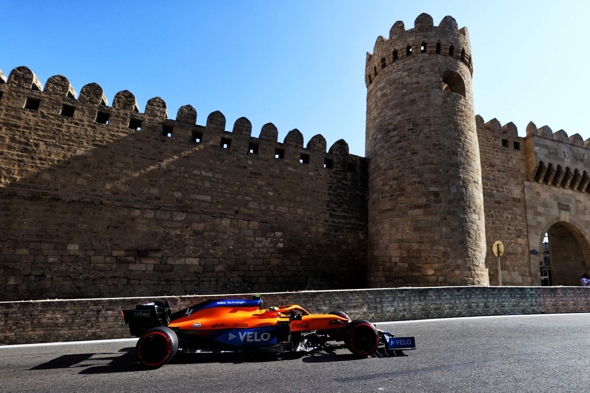 Lando Norris McLaren Baku 2021