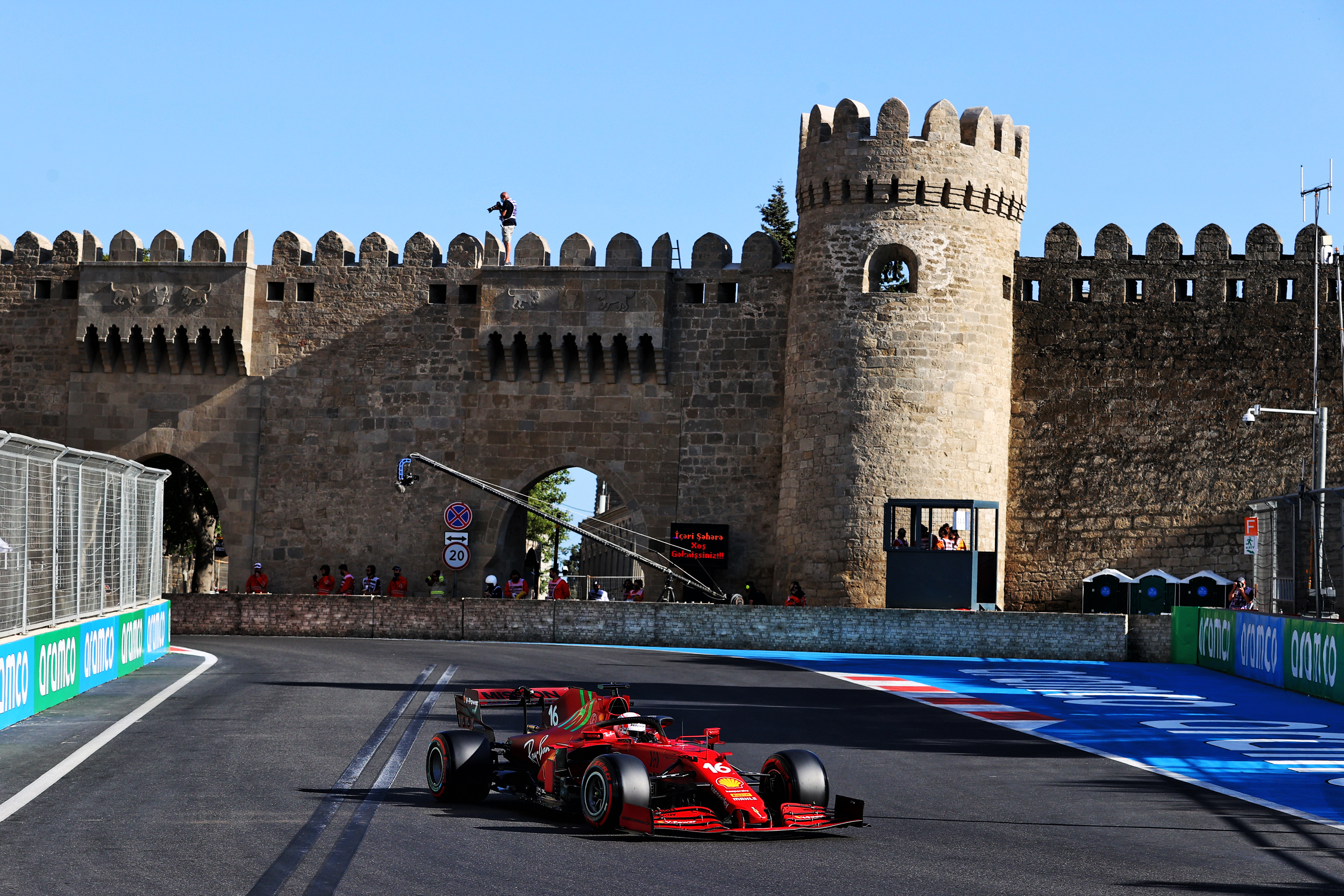 Charles Leclerc Ferrari Baku 2021