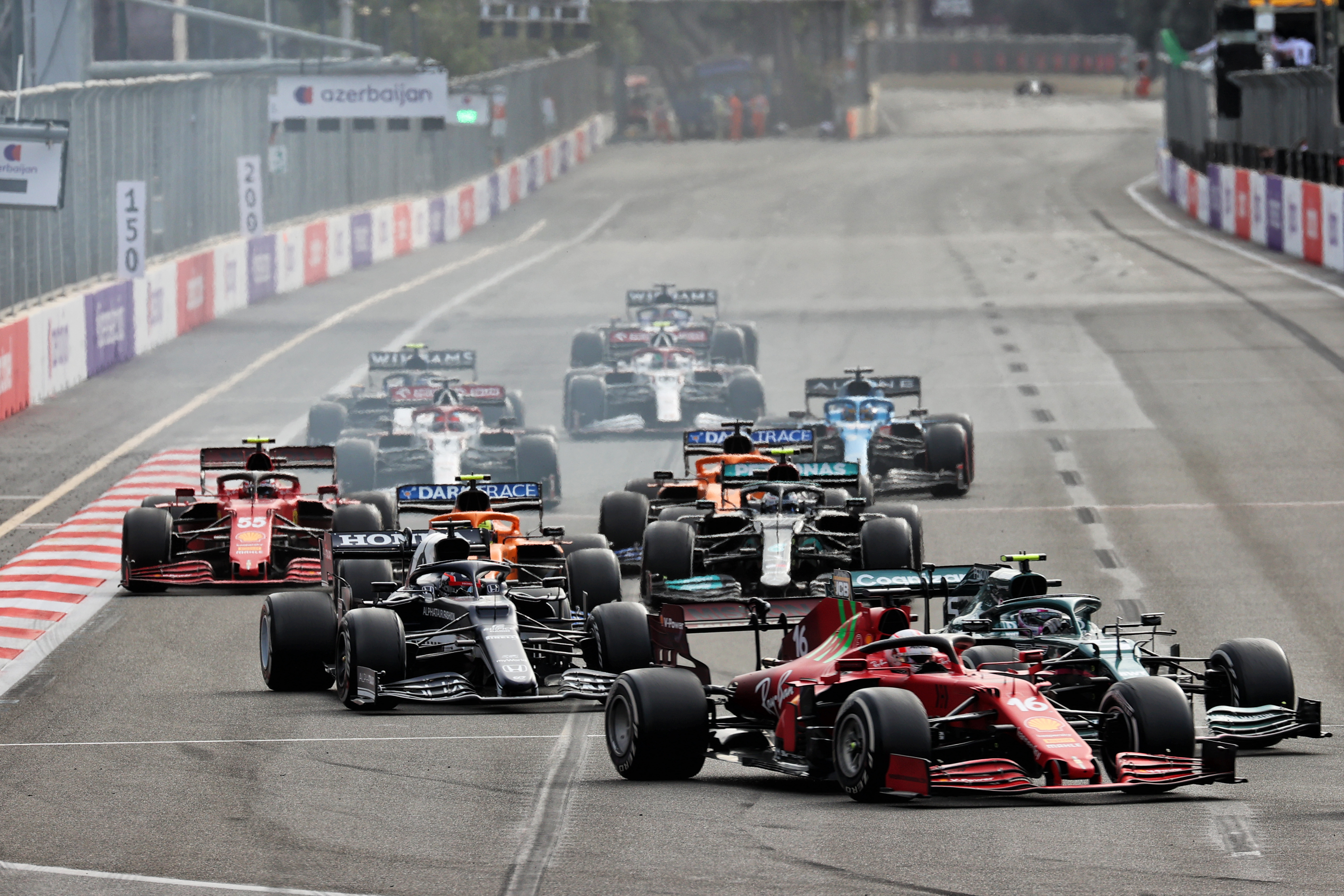 Azerbaijan Grand Prix start 2021