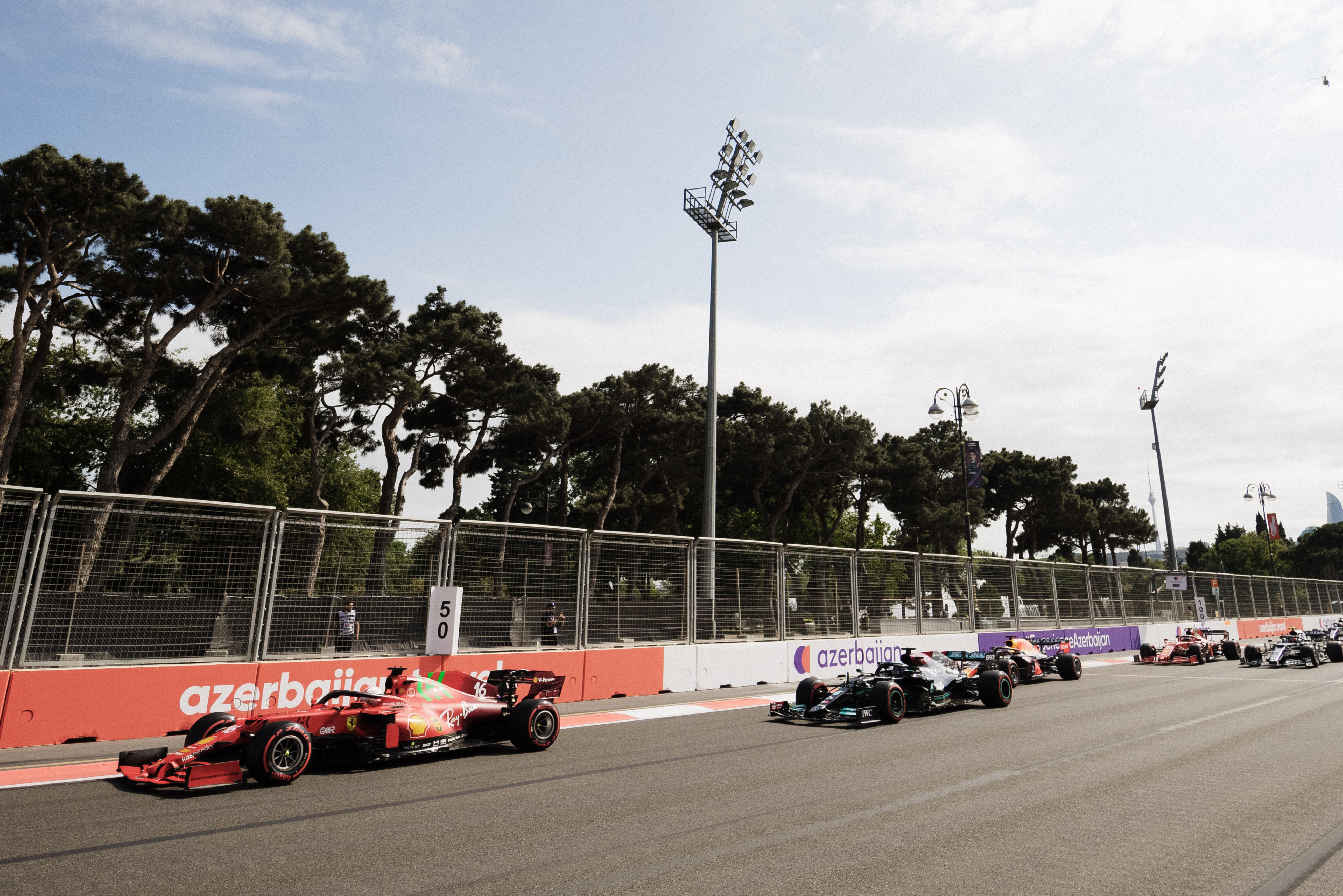 Charles Leclerc Ferrari Baku 2021