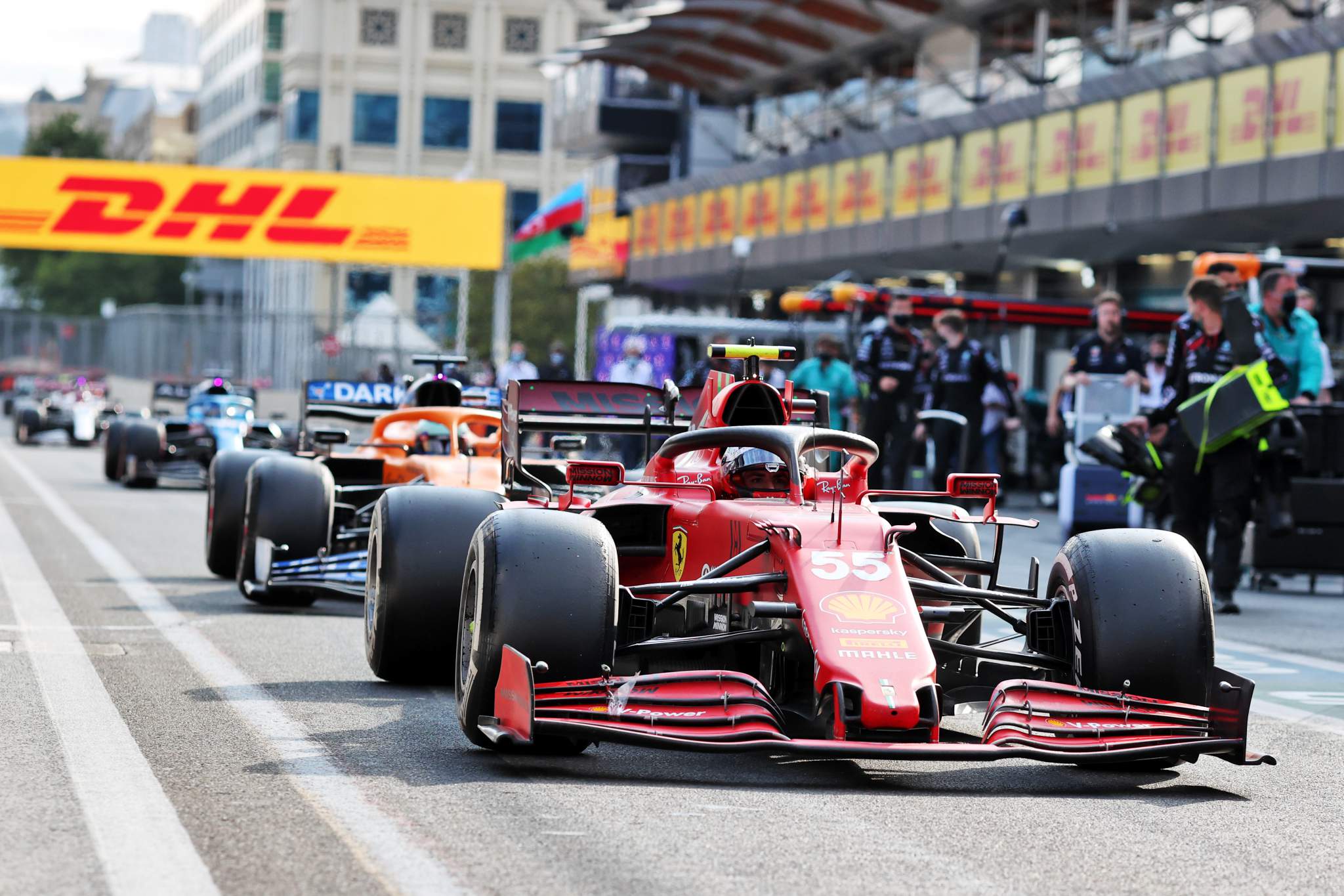 Motor Racing Formula One World Championship Azerbaijan Grand Prix Race Day Baku, Azerbaijan