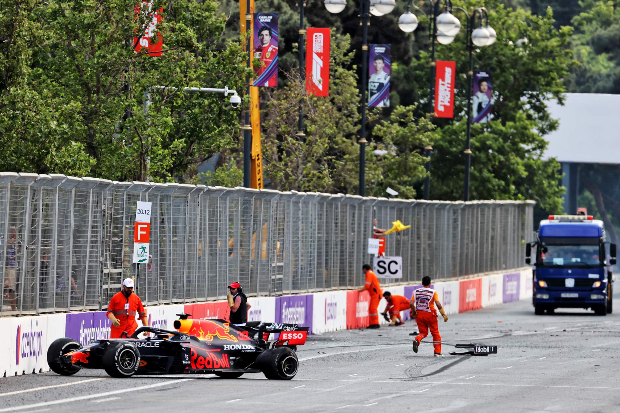 Motor Racing Formula One World Championship Azerbaijan Grand Prix Race Day Baku, Azerbaijan