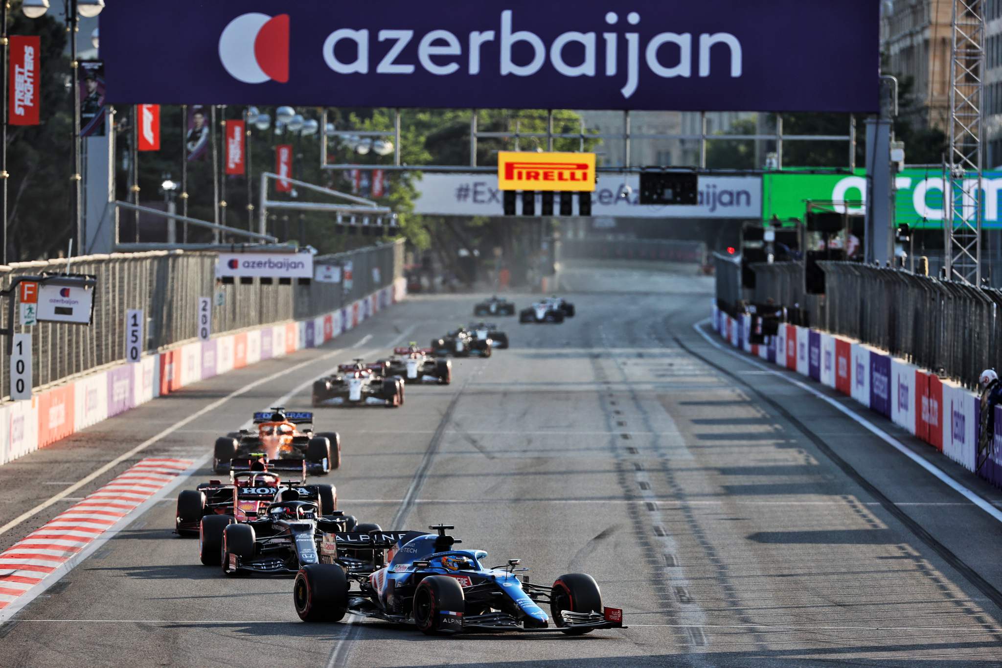 Fernando Alonso Alpine Baku 2021