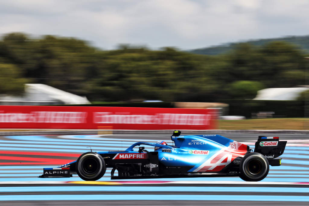 Esteban Ocon Alpine French Grand Prix 2021 Paul Ricard