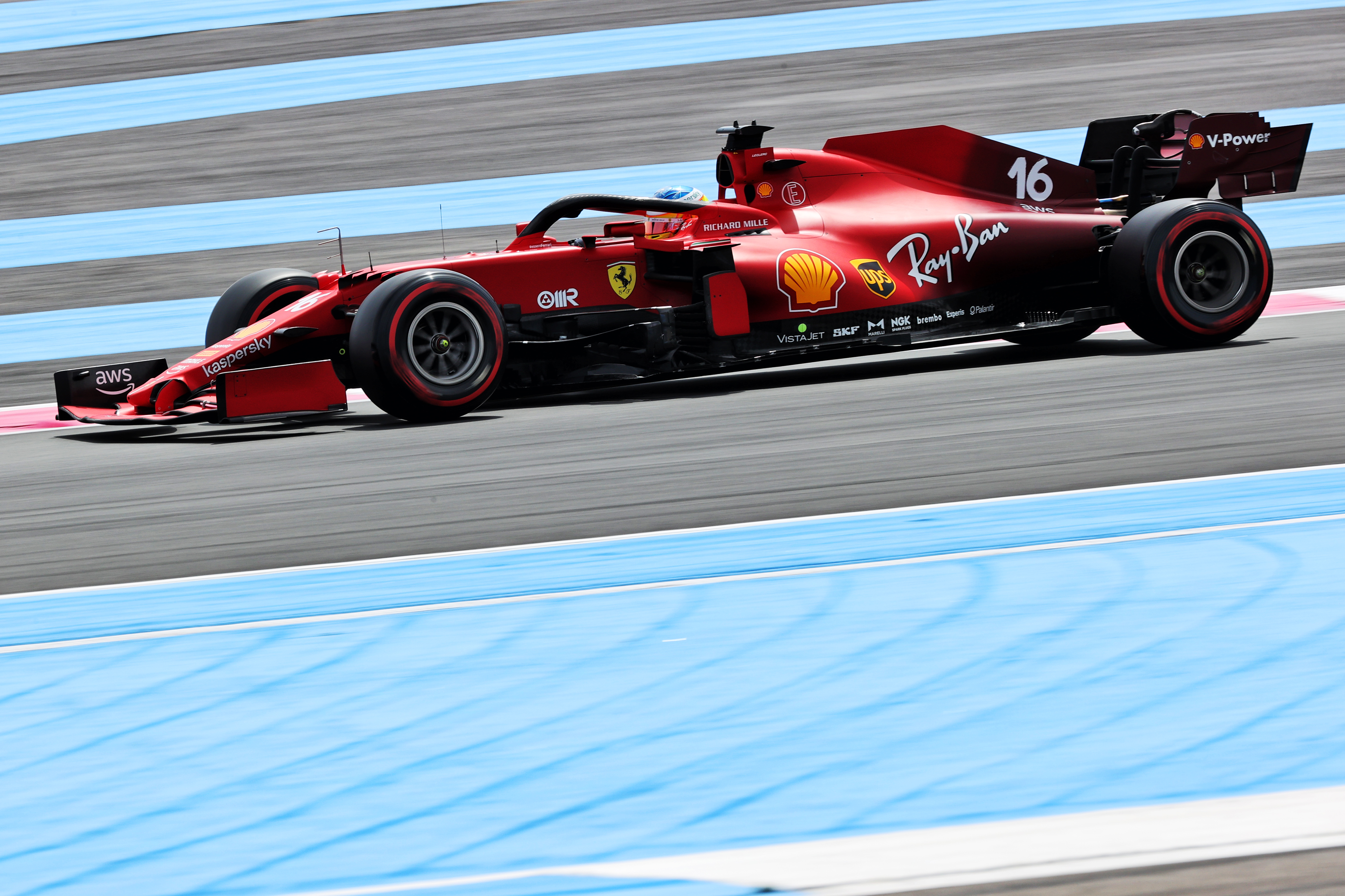 Charles Leclerc Ferrari French Grand Prix 2021 Paul Ricard
