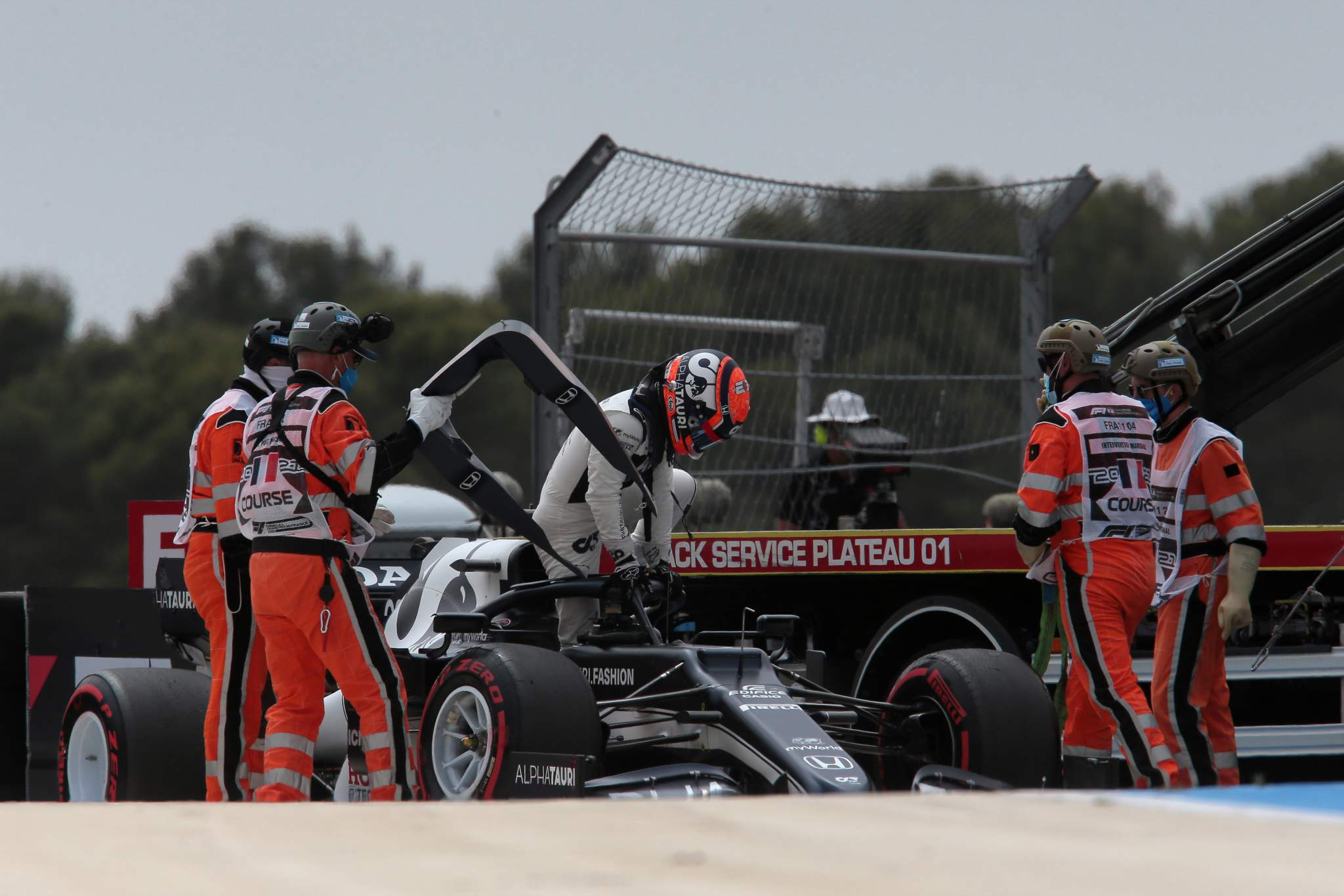 Motor Racing Formula One World Championship French Grand Prix Qualifying Day Paul Ricard, France