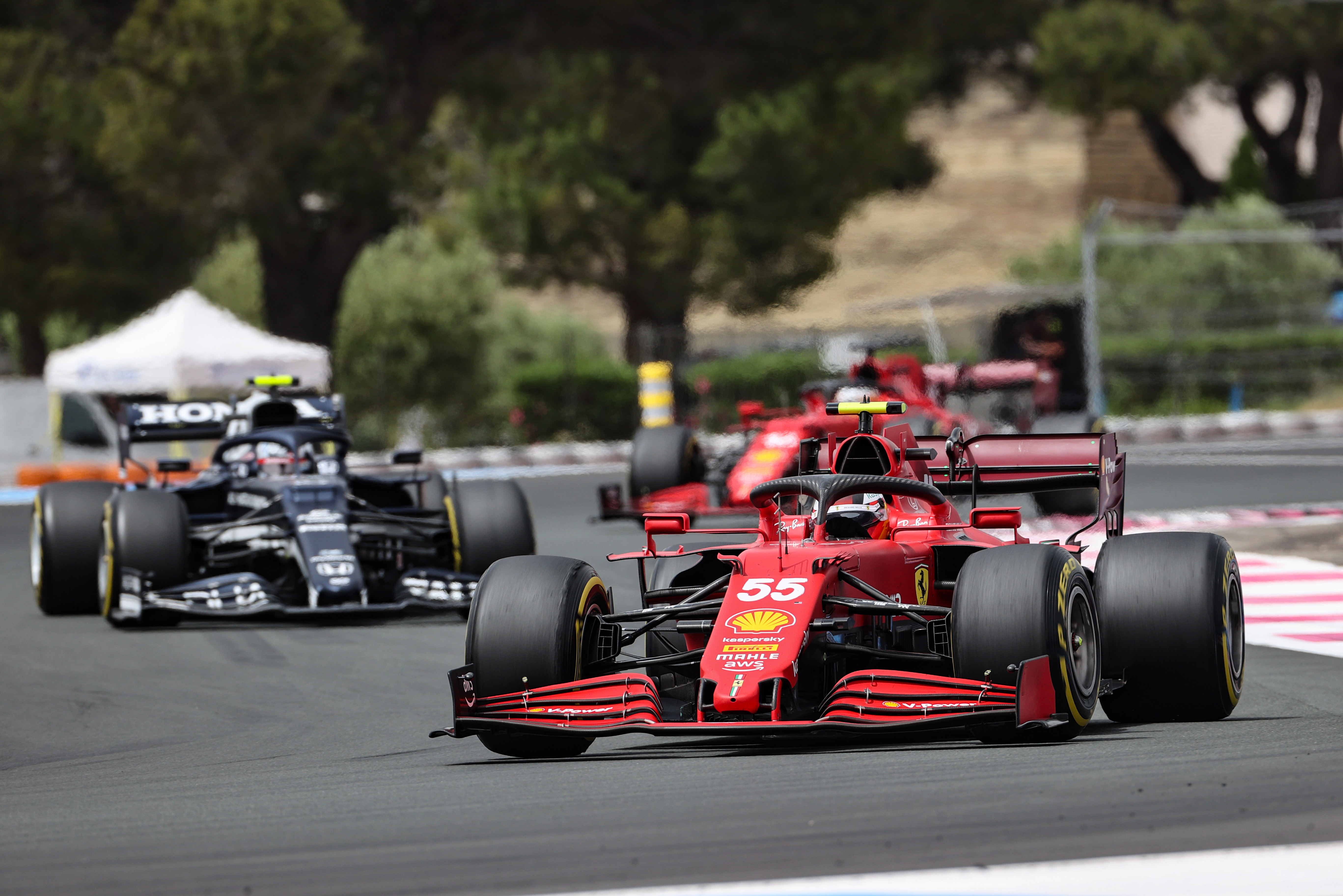 Carlos Sainz Ferrari French Grand Prix 2021