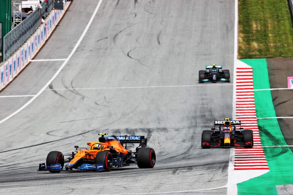 Lando Norris McLaren Red Bull Mercedes F1