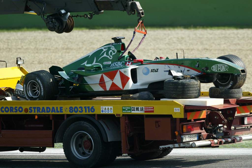 Jaguar Christian Klien F1 crash