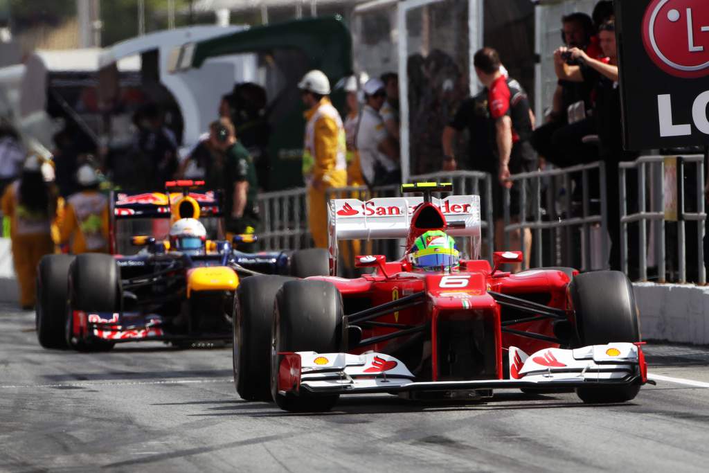 Sebastian Vettel Felipe Massa F1