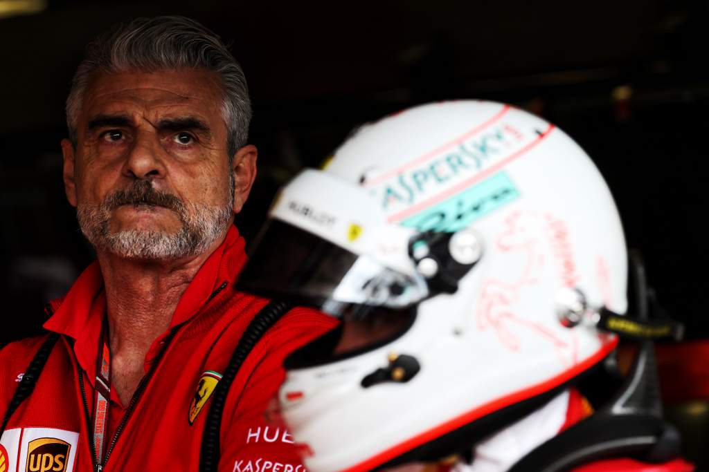 Maurizio Arrivabene Ferrari F1 Sebastian Vettel