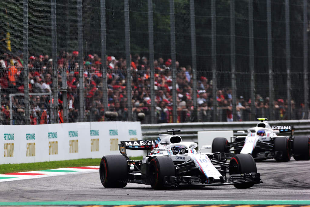 Lance Stroll Williams Italian Grand Prix 2018 Monza