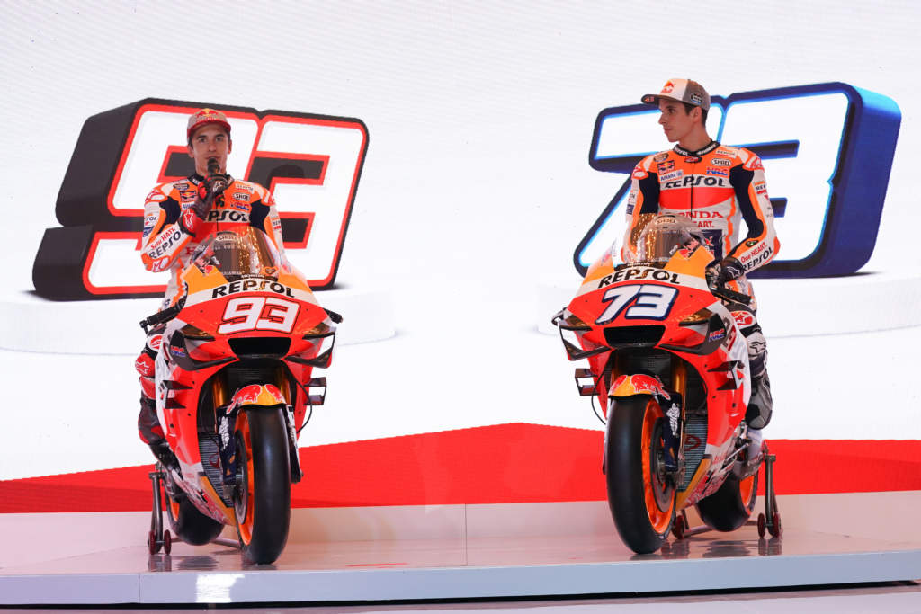 Honda MotoGP launch 2020 Marc Marquez Alex Marquez