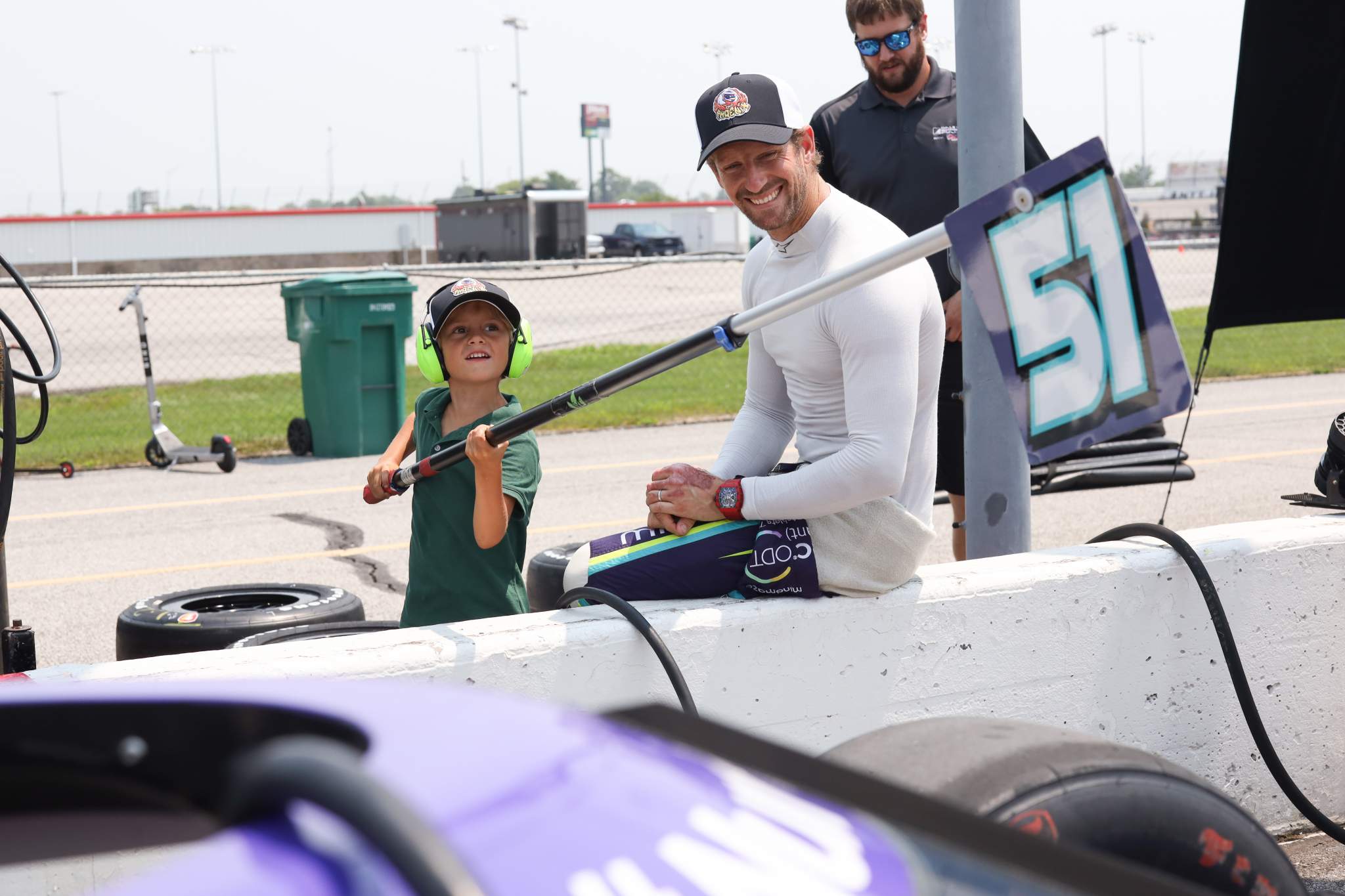 Grosjean first oval test Gateway