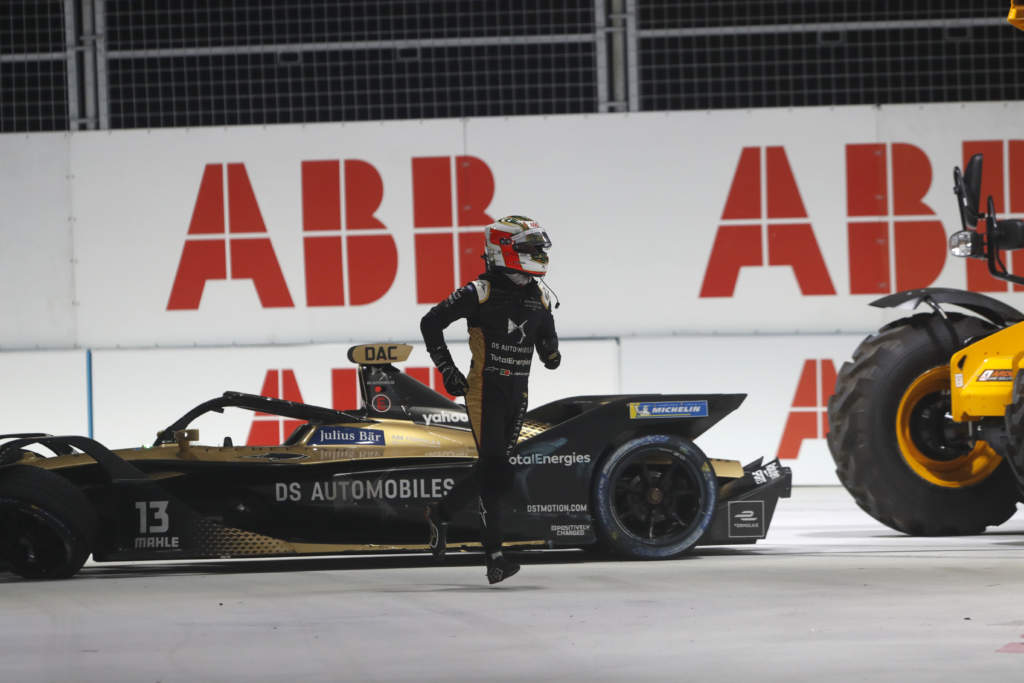 Antonio Felix da Costa crash London Formula E 2021