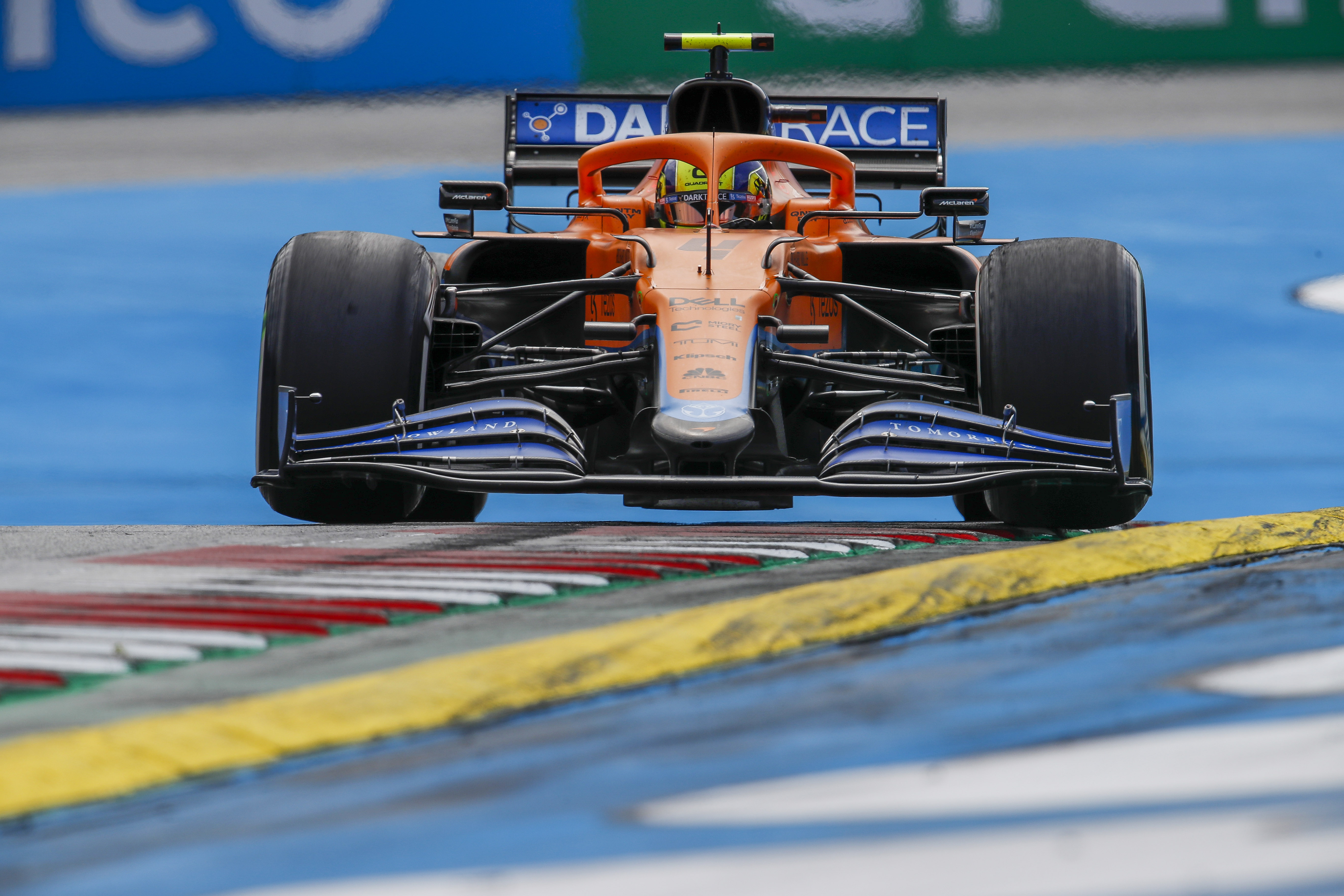 Lando Norris, Mclaren Mcl35m Straight On