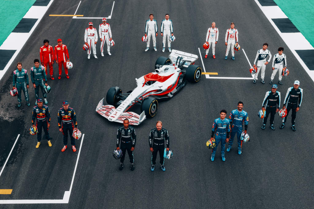 2022 F1 Car Silverstone Grid