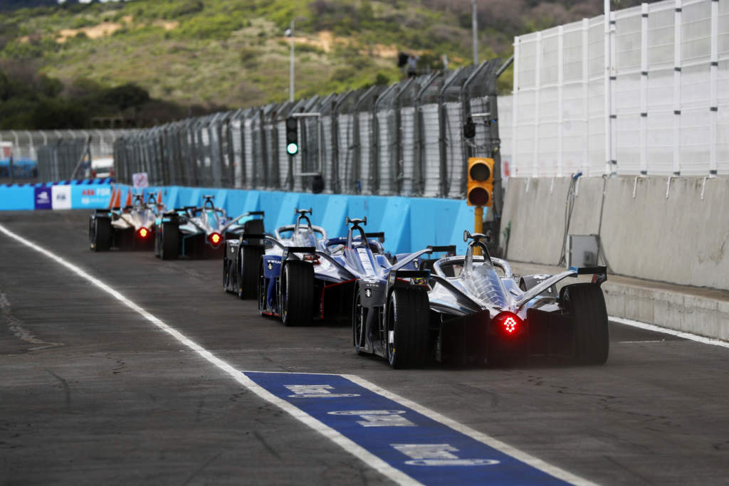 Formula E pitlane