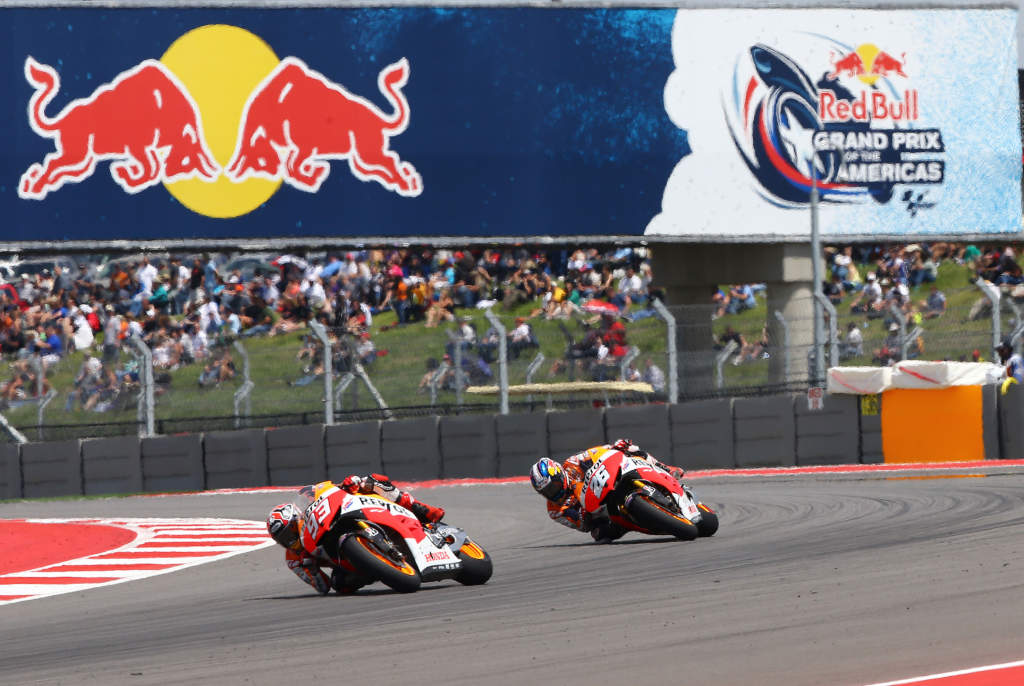 Marc Marquez Dani Pedrosa COTA MotoGP 2013