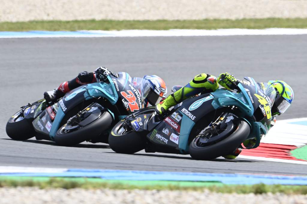 Valentino Rossi Franco Morbidelli Petronas SRT Yamaha Assen MotoGP 2021