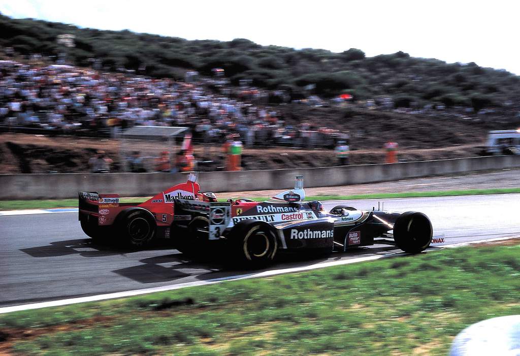 Jacques Villeneuve Michael Schumacher collision Jerez 1997