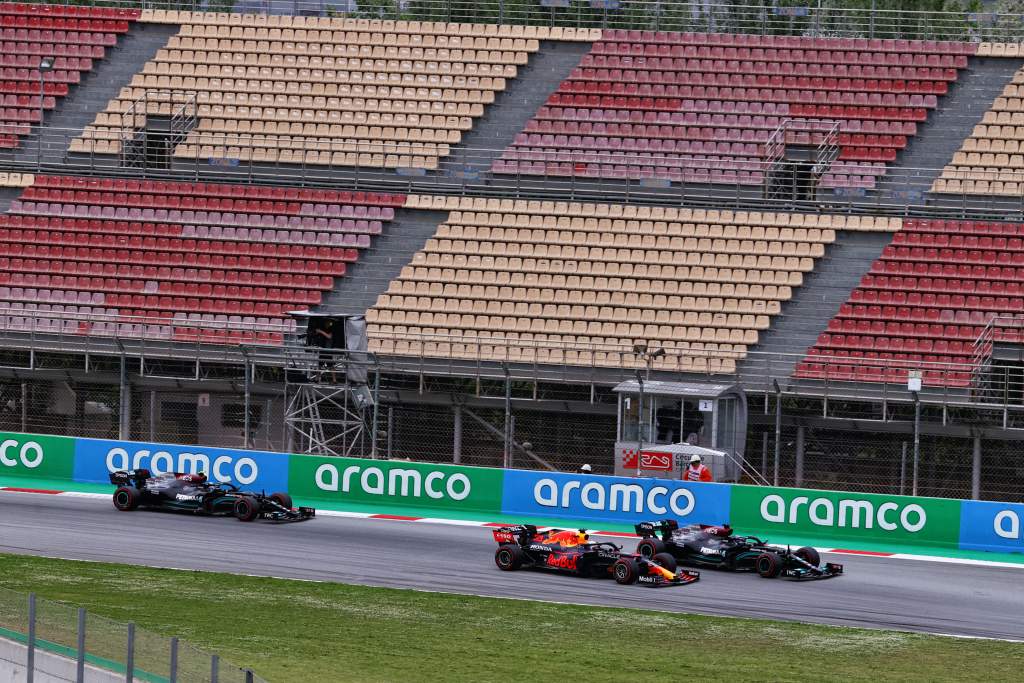 Lewis Hamilton Max Verstappen Spanish Grand Prix 2021 Barcelona