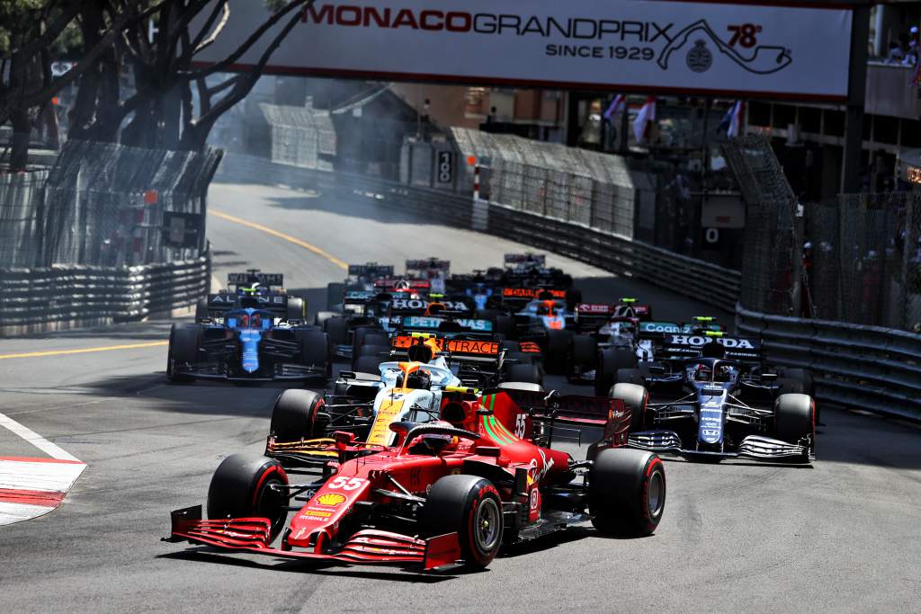 Carlos Sainz Ferrari F1 Monaco