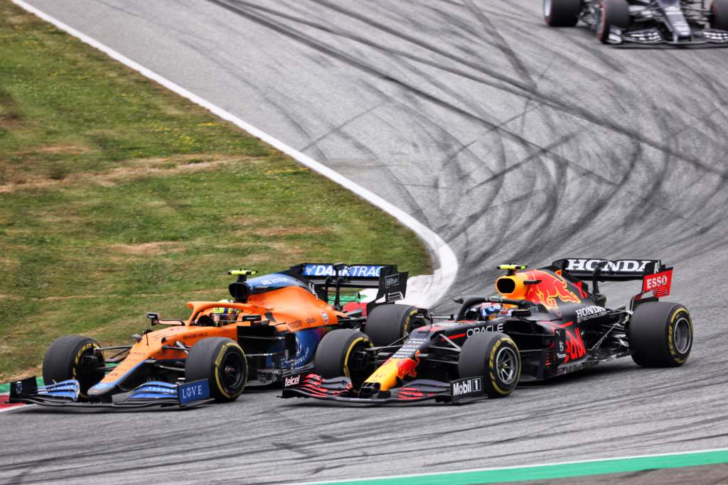 Sergio Perez Red Bull Austrian GP Lando Norris