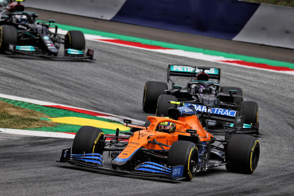 Lando Norris McLaren Austrian Grand Prix 2021