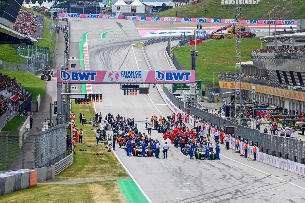 Austrian Grand Prix grid 2021