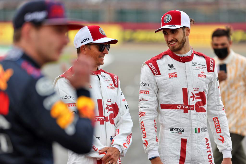 Antonio Giovinazzi Kimi Raikkonen