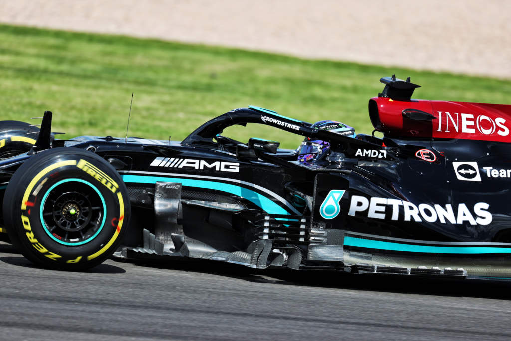 Lewis Hamilton Mercedes F1 British GP practice