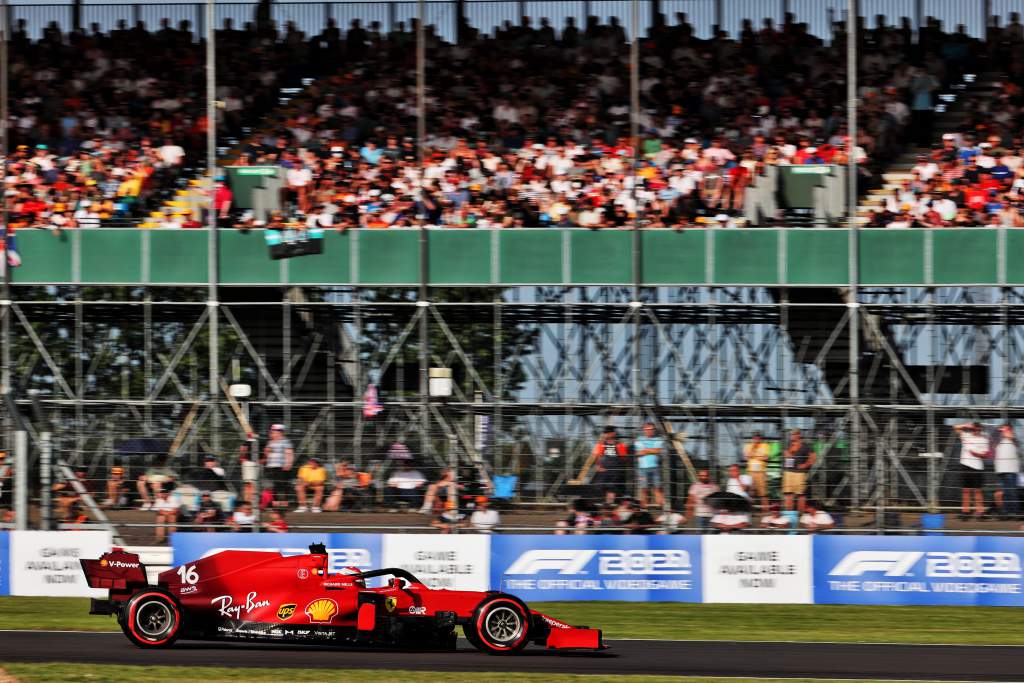 Charles Leclerc Ferrari British Grand Prix 2021 Silverstone