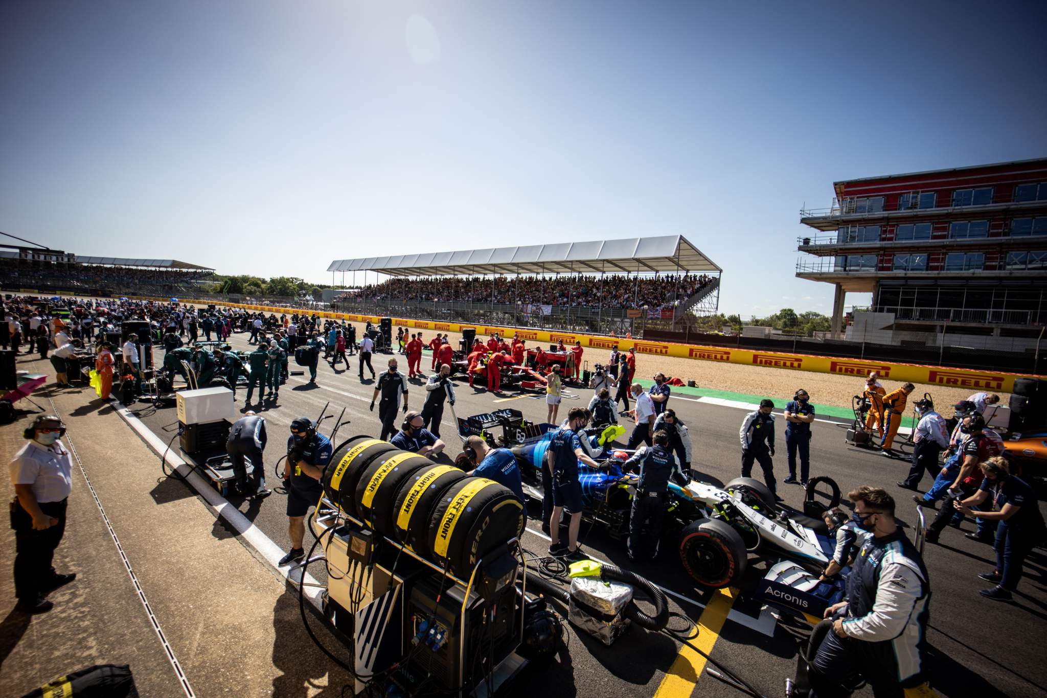 Silverstone sprint race grid