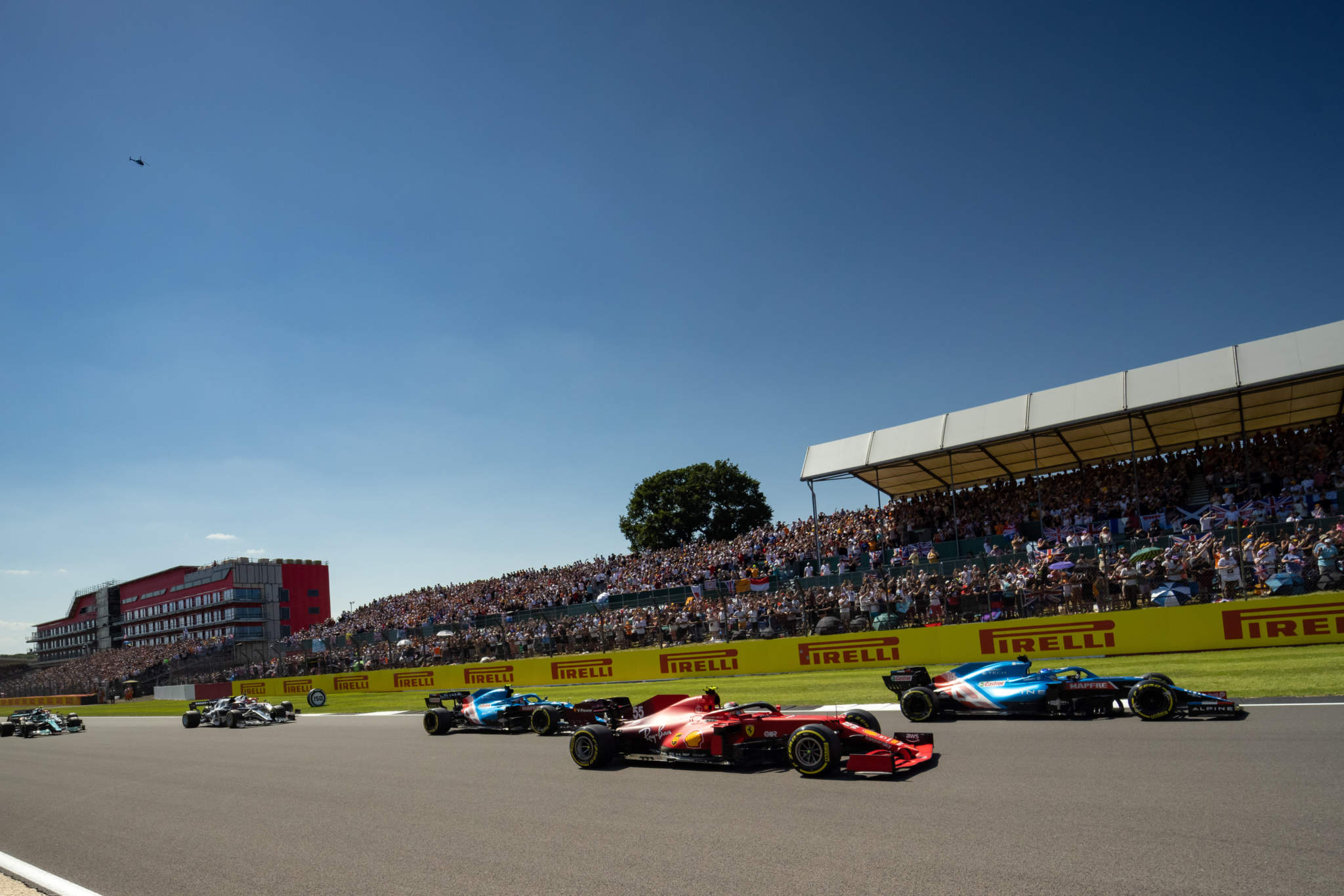 Motor Racing Formula One World Championship British Grand Prix Race Day Silverstone, England