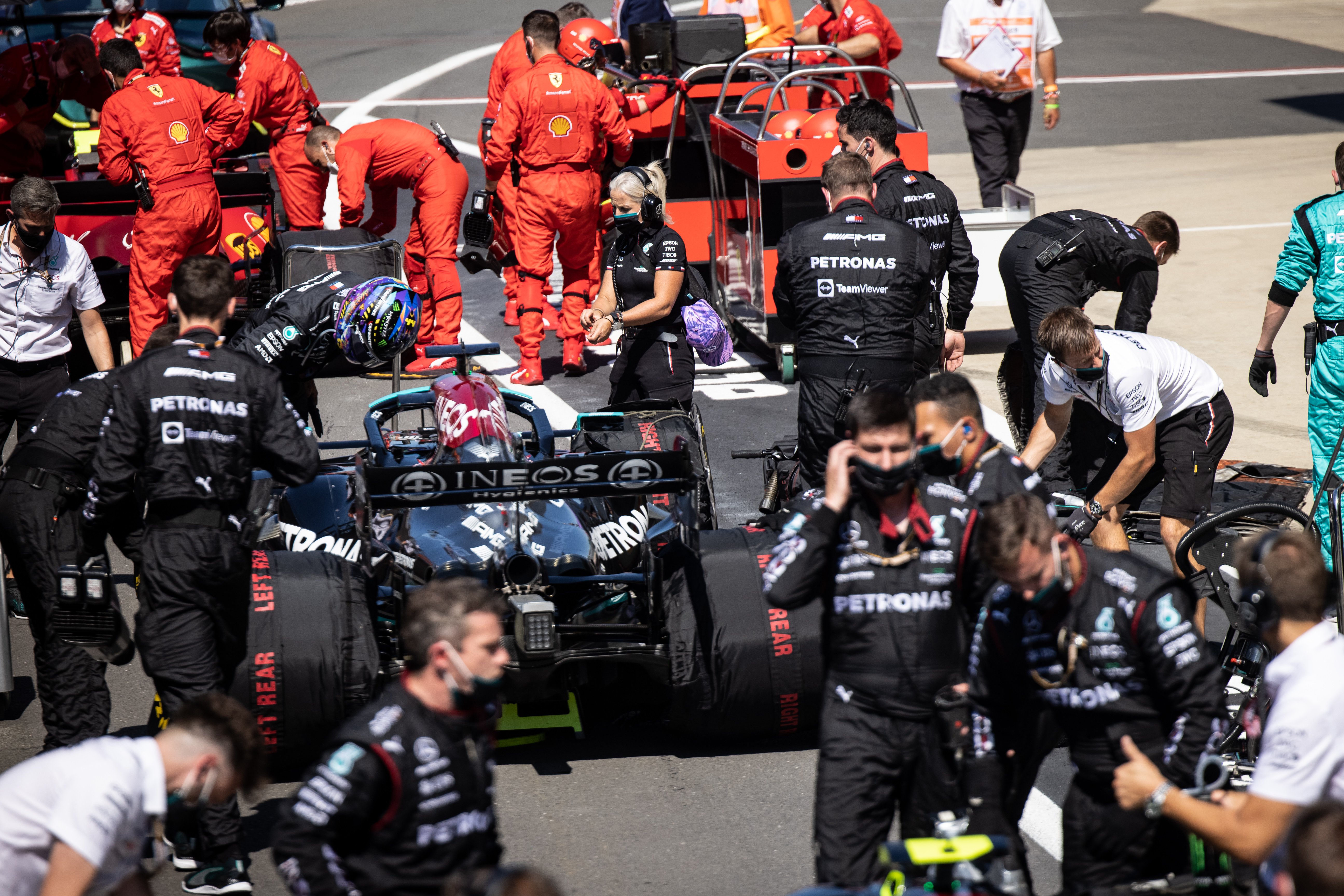 Motor Racing Formula One World Championship British Grand Prix Race Day Silverstone, England