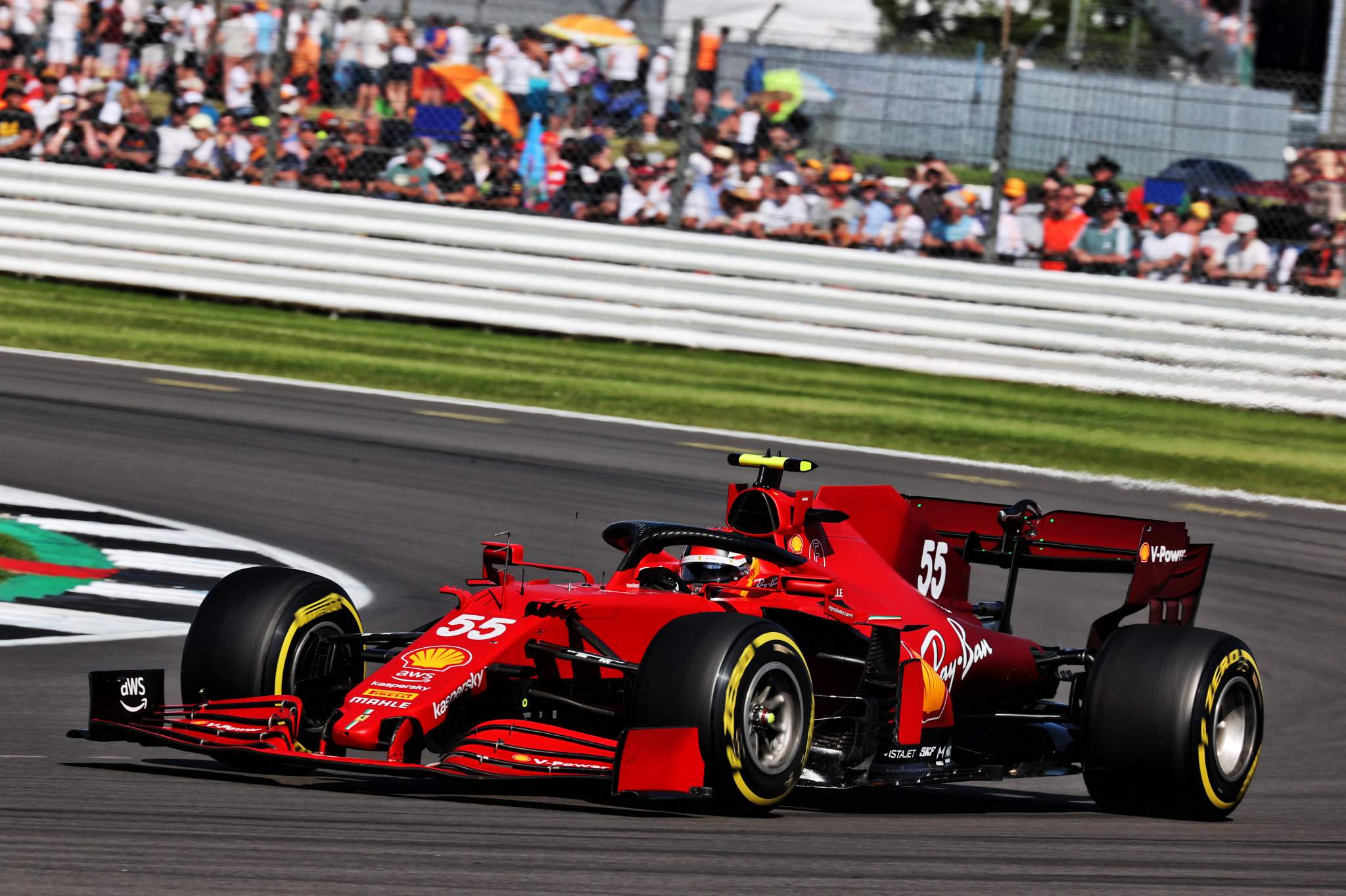 Motor Racing Formula One World Championship British Grand Prix Race Day Silverstone, England