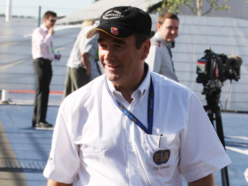 Nigel Mansell FIA steward F1