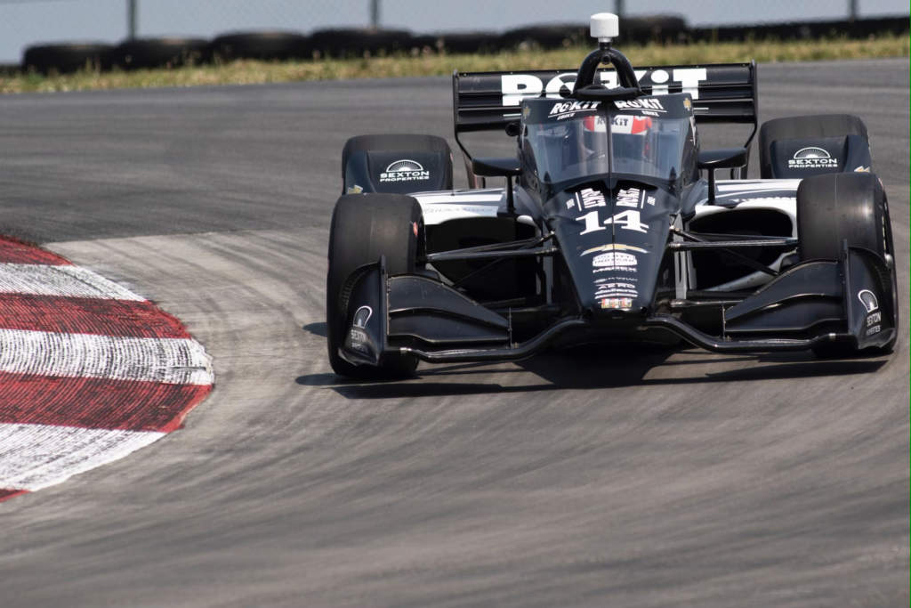 Tatiana Calderon AJ Foyt IndyCar test 2021