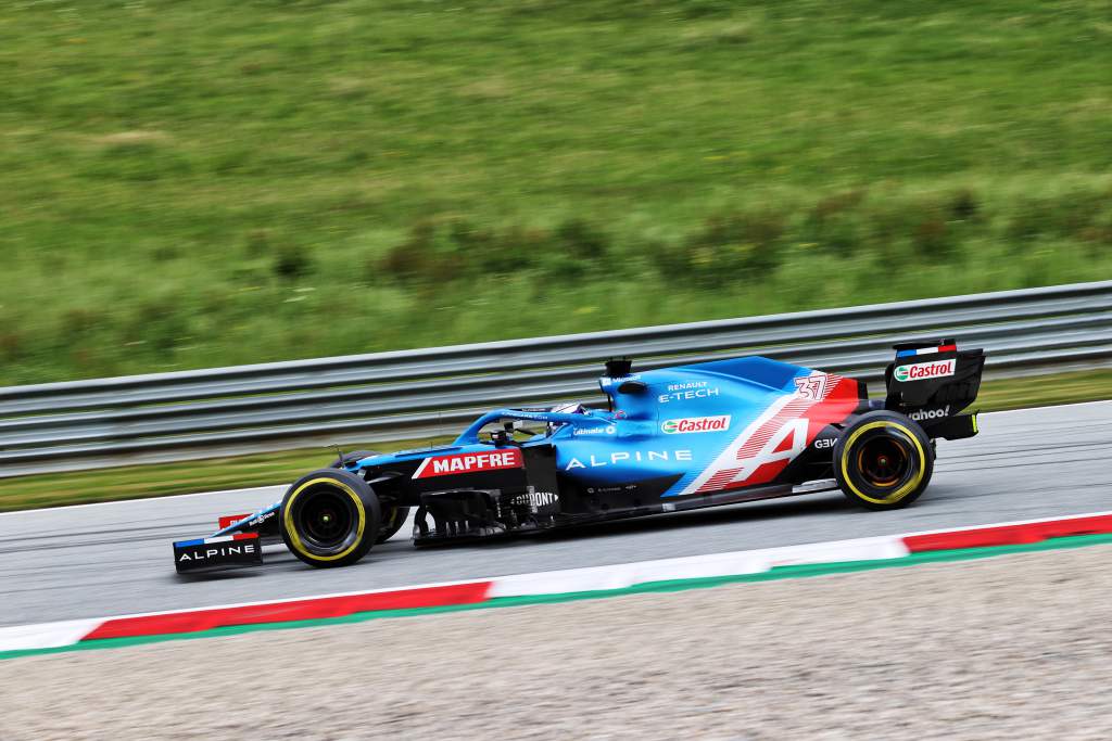 Guanyu Zhou Alpine F1 Austrian GP