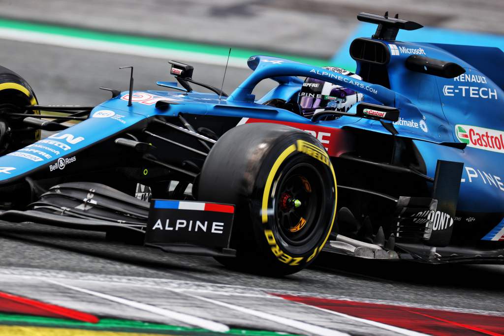 Guanyu Zhou Alpine F1 Austrian GP