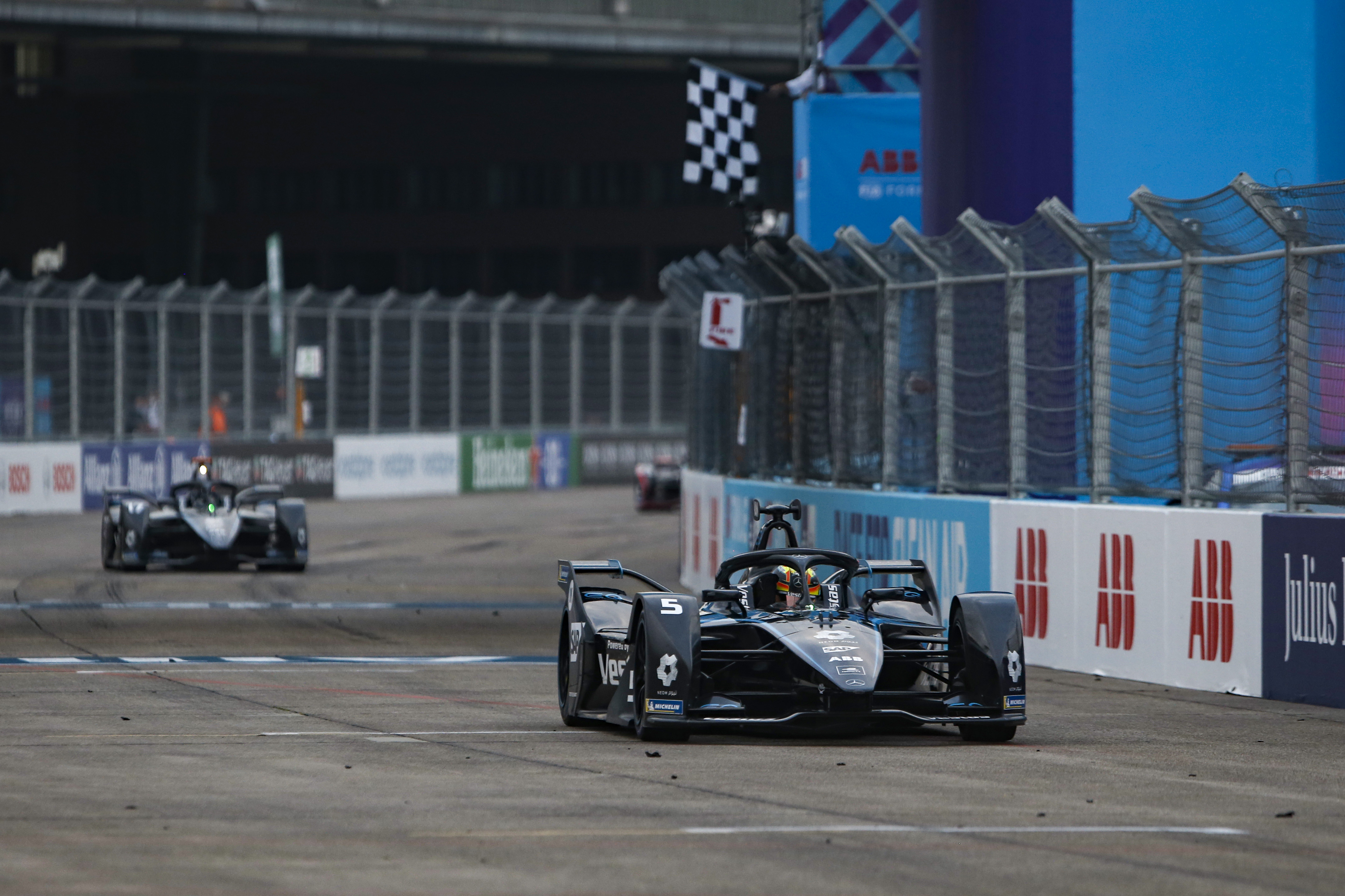 Stoffel Vandoorne Mercedes wins Berlin Formula E 2020